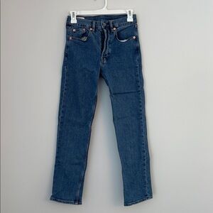 GAP High Rise Cheeky Straight Jeans Size 25